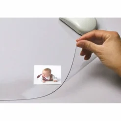 Artistic KrystalView Desk Pad With Antimicrobial Protection, 36" x 20", Clear