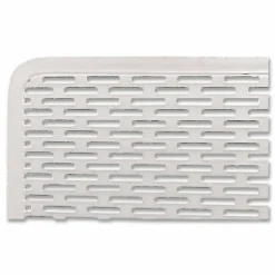 Artistic Urban Collection Punched Metal File Sorter, 3 Sections, Letter Size Files, 8" x 8" x 7.25", White