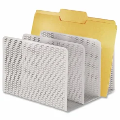 Artistic Urban Collection Punched Metal File Sorter, 3 Sections, Letter Size Files, 8