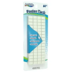 ArtSkills Poster Tack, White, Pack Of 64
