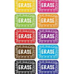 Ashley Chalk Design Mini Whiteboard Erasers, 2