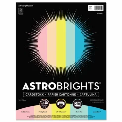 Astrobrights Color Card Stock, Assorted Colors, Letter (8.5