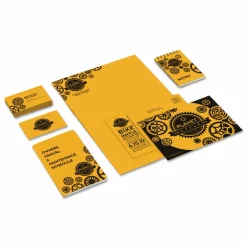 Astrobrights Color Card Stock, Gold, Letter (8.5" x 11"), 65 lb, Pack Of 250