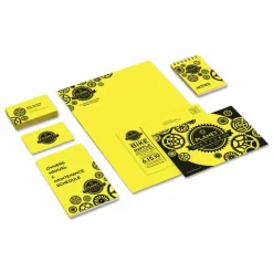 Astrobrights Color Card Stock, Lemon, Letter (8.5