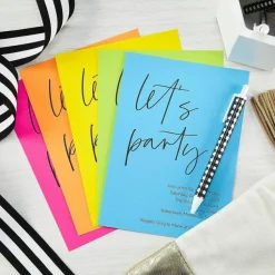 Astrobrights Color Card Stock - 5 Assorted Colours - 8 1/2"x11" - High-impact, Durable, Printable, Aci - 99904