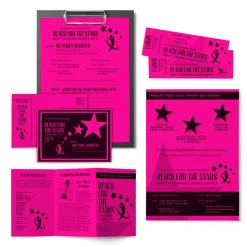 Astrobrights Color Cardstock, 65 lb Cover Weight, 8.5 x 11, Fireball Fuchsia, 250/Pack