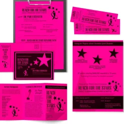 Astrobrights Color Cardstock, 65 lb Cover Weight, 8.5 x 11, Fireball Fuchsia, 250/Pack
