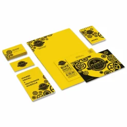 Astrobrights Color Cardstock, 65 lb Cover Weight, 8.5 x 11, Sunburst Yellow, 250/Pack