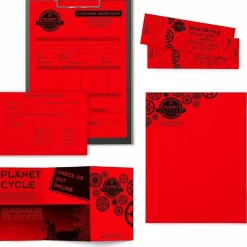 Astrobrights Color Multi-Use Printer & Copy Paper, 1 Ream, Re-Entry Red, Letter (8.5