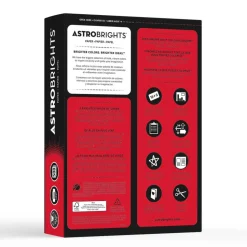 Astrobrights Color Multi-Use Printer & Copy Paper, 1 Ream, Re-Entry Red, Letter (8.5