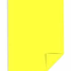 Astrobrights Color Multi-Use Printer & Copy Paper, 1 Ream, Lift-Off Lemon, Letter (8.5" x 11"), 500 Sheets Per Ream, 24 Lb, 94 Brightness