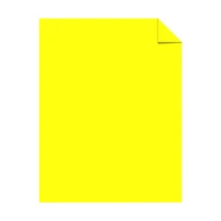 Astrobrights Color Multi-Use Printer & Copy Paper, 1 Ream, Lift-Off Lemon, Letter (8.5