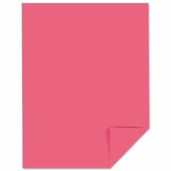 Astrobrights Color Multi-Use Printer & Copy Paper, Plasma Pink, Letter (8.5" x 11"), 500 Sheets Per Ream, 24 Lb, 94 Brightness