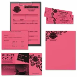 Astrobrights Color Multi-Use Printer & Copy Paper, Plasma Pink, Letter (8.5