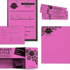Astrobrights Color Multi-Use Printer & Copy Paper, 1 Ream, Outrageous Orchid, Letter (8.5