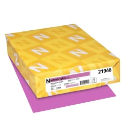 Astrobrights Color Multi-Use Printer & Copy Paper, 1 Ream, Outrageous Orchid, Letter (8.5