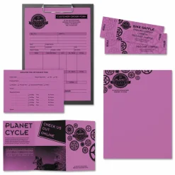 Astrobrights Color Multi-Use Printer & Copy Paper, 1 Ream, Outrageous Orchid, Letter (8.5