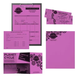 Astrobrights Color Multi-Use Printer & Copy Paper, 1 Ream, Outrageous Orchid, Letter (8.5