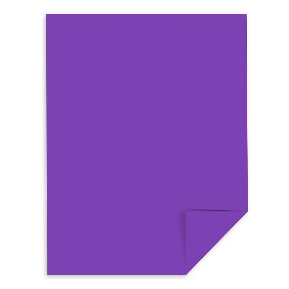 Astrobrights Color Multi-Use Printer & Copy Paper, 1 Ream, Gravity Grape, Letter (8.5" x 11"), 500 Sheets Per Ream, 24 Lb, 94 Brightness