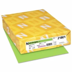 Astrobrights Color Paper, 24 lb Bond Weight, 8.5 x 11, Martian Green, 500/Ream