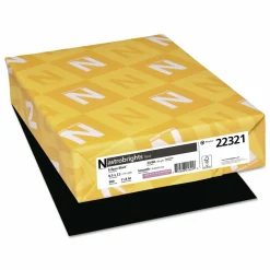 Astrobrights Color Paper, 24 lb Bond Weight, 8.5 x 11, Eclipse Black, 500/Ream