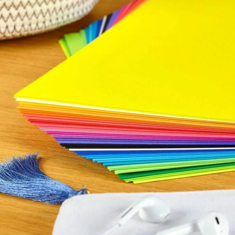 Astrobrights Color Paper - "Spectrum" Assortment, 24 lb Bond Weight, 8.5 x 11, 25 Assorted Spectrum Colors, 200/Pack