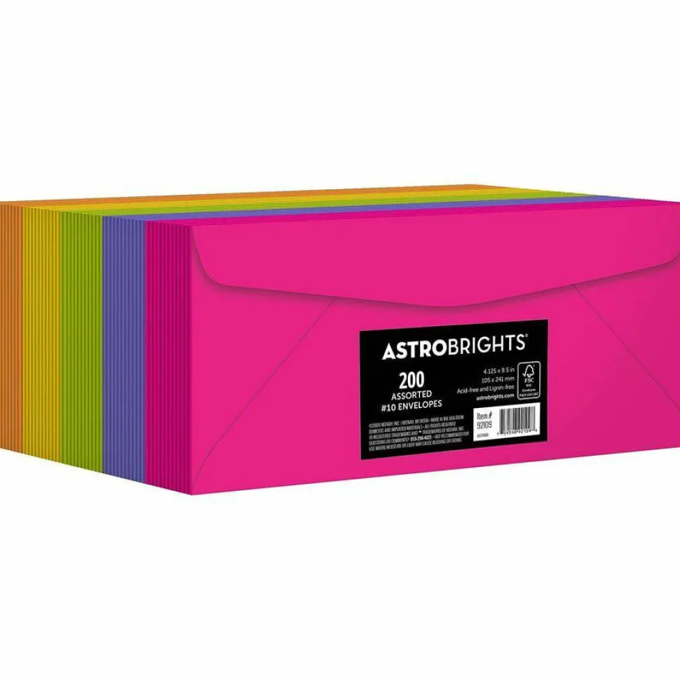 Astrobrights No. 10 Colored Envelopes