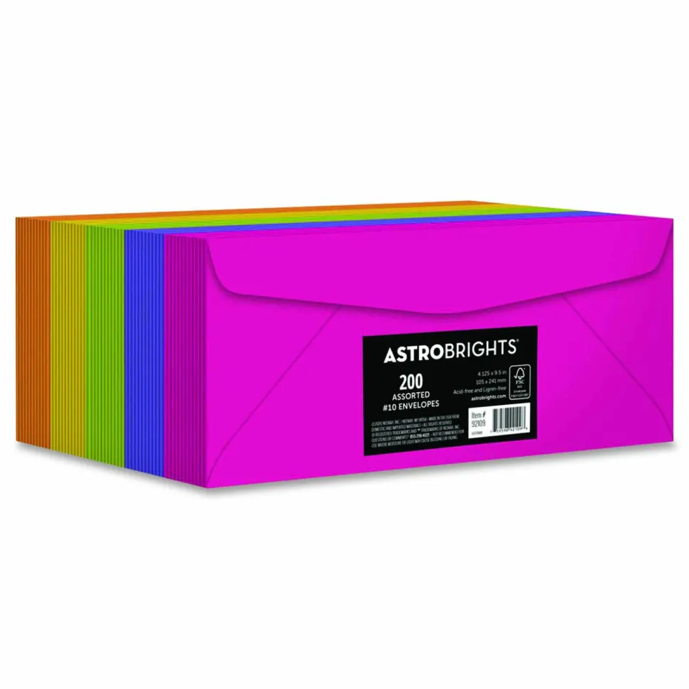 Astrobrights No. 10 Colored Envelopes