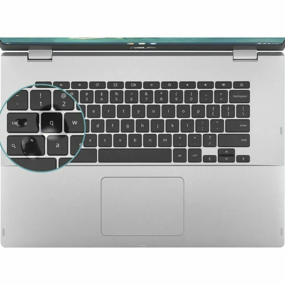 Asus Chromebook CX1500 CX1500CKA-SS48F 15.6" Chromebook - Full HD - Intel Celeron N4500 - 4 GB - 128 GB SSD - Mineral Gray