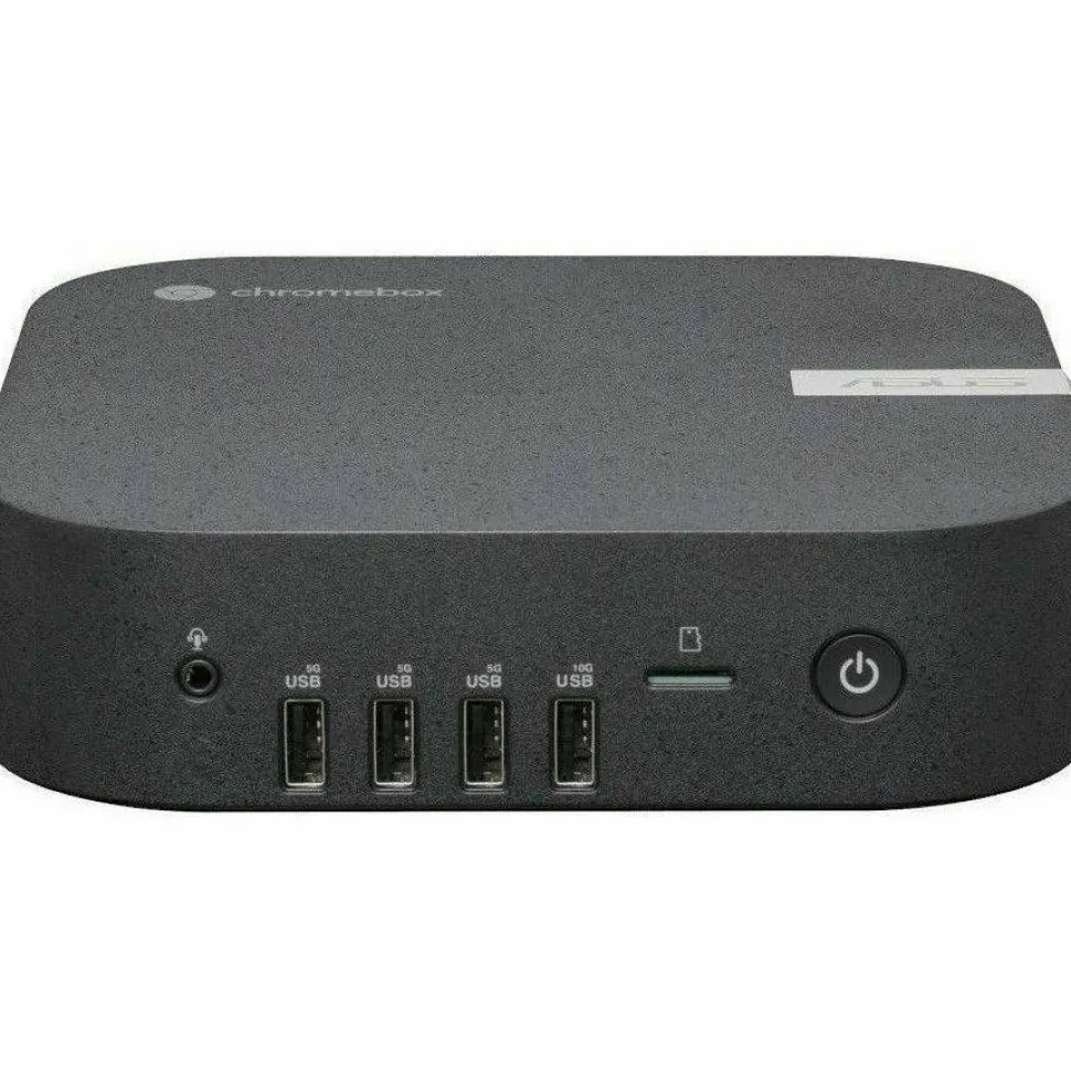 Asus Chromebox 5a CHROMEBOX5A-SC081UN Chromebox - Intel Celeron 7305 - 8 GB - 128 GB SSD - Mini PC - Eco Black