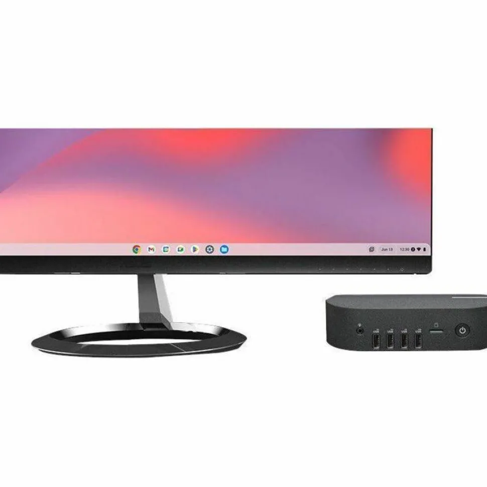 Asus Chromebox 5a CHROMEBOX5A-SC081UN Chromebox - Intel Celeron 7305 - 8 GB - 128 GB SSD - Mini PC - Eco Black