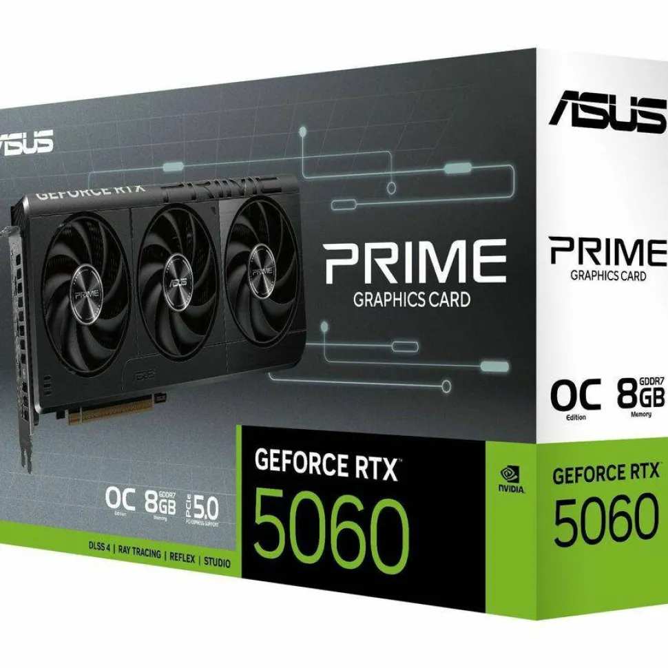 Asus NVIDIA GeForce 5060 Graphic Card - 8 GB GDDR7