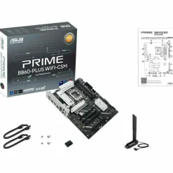 Asus Prime B860-PLUS WIFI-CSM Desktop Motherboard - Intel B860 Chipset - Socket LGA-1851 - ATX