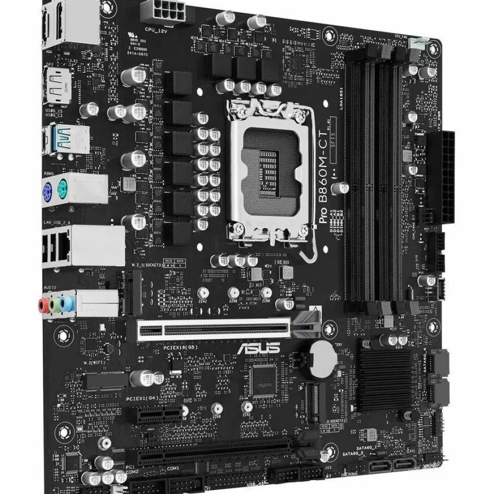 Asus Pro B860M-CT-CSM Desktop Motherboard - Intel B860 Chipset - Socket LGA-1851 - Micro ATX