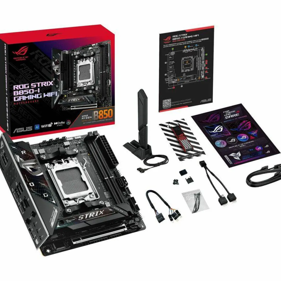 Asus ROG Strix B850-I GAMING WIFI Gaming Desktop Motherboard - AMD B850 Chipset - Socket AM5 - Mini ITX