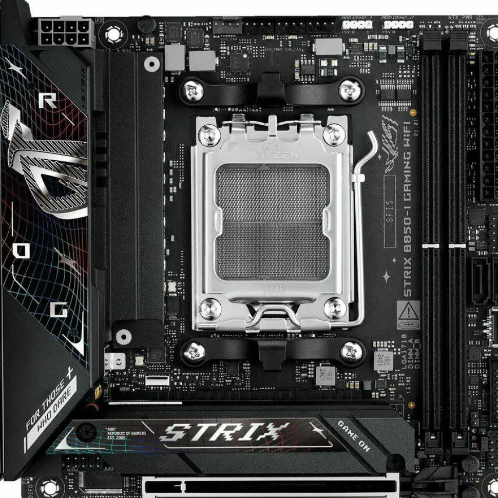 Asus ROG Strix B850-I GAMING WIFI Gaming Desktop Motherboard - AMD B850 Chipset - Socket AM5 - Mini ITX