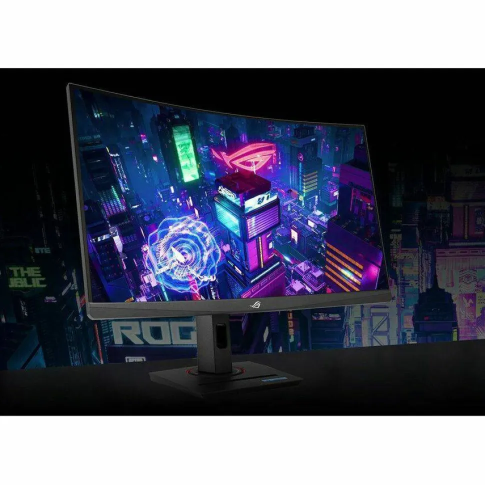 Asus ROG Strix XG32WCS 32" Class WQHD Curved Screen Gaming LCD Monitor - 16:9