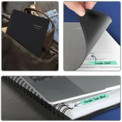 AT-A-GLANCE Academic 2026-2027 Daily Appointment Book Planner, Black, Small, 5" x 8", 2026 to 2027 Calendar