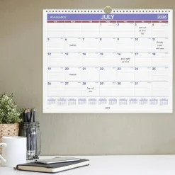 AT-A-GLANCE Academic 2026-2027 Monthly Wall Calendar, Medium, 15" x 12", 2026 to 2027 Calendar
