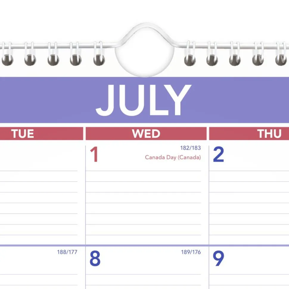 AT-A-GLANCE Academic 2026-2027 Monthly Wall Calendar, Medium, 15" x 12", 2026 to 2027 Calendar