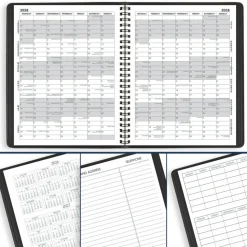 AT-A-GLANCE Academic 2026-2027 18-Month Monthly Planner, Black, Medium, 7