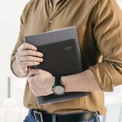 AT-A-GLANCE Academic 2026-2027 18-Month Monthly Planner, Black, Medium, 7