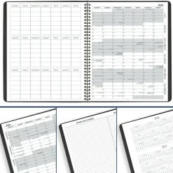 AT-A-GLANCE Academic 2026-2027 18-Month Monthly Planner, Black, Large, 9