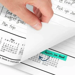 AT-A-GLANCE Academic Year Ruled Desk Pad, 21.75 x 17, White Sheets, Black Binding, Black Corners, 16-Month: Sept 2026 to Dec 2027, 2027 Calendar
