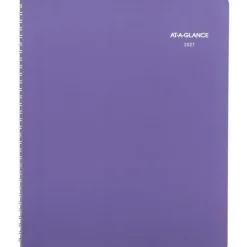 AT-A-GLANCE Beautiful Day 2027 Weekly Monthly Appointment Book Planner, Lavender, Large, 8 1/2