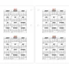 AT-A-GLANCE Burkhart's Day Counter Desk Calendar Refill, 4.5 x 7.38, White Sheets, 12-Month (Jan to Dec): 2027, 2027 Calendar