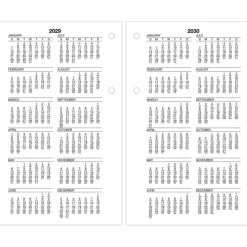 AT-A-GLANCE Burkhart's Day Counter Desk Calendar Refill, 4.5 x 7.38, White Sheets, 12-Month (Jan to Dec): 2027, 2027 Calendar