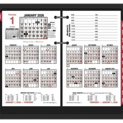 AT-A-GLANCE Burkhart's Day Counter Desk Calendar Refill, 4.5 x 7.38, White Sheets, 12-Month (Jan to Dec): 2027, 2027 Calendar