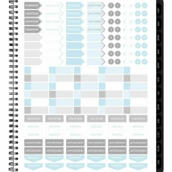 AT-A-GLANCE Contemporary Lite Monthly Planner, 11 x 9, Black Cover, 12-Month (Jan to Dec): 2027, 2027 Calendar