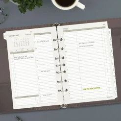 At-A-Glance Daily Monthly Planner Two Page Per Day Refill, Loose-Leaf, Desk Size, 2027 Calendar